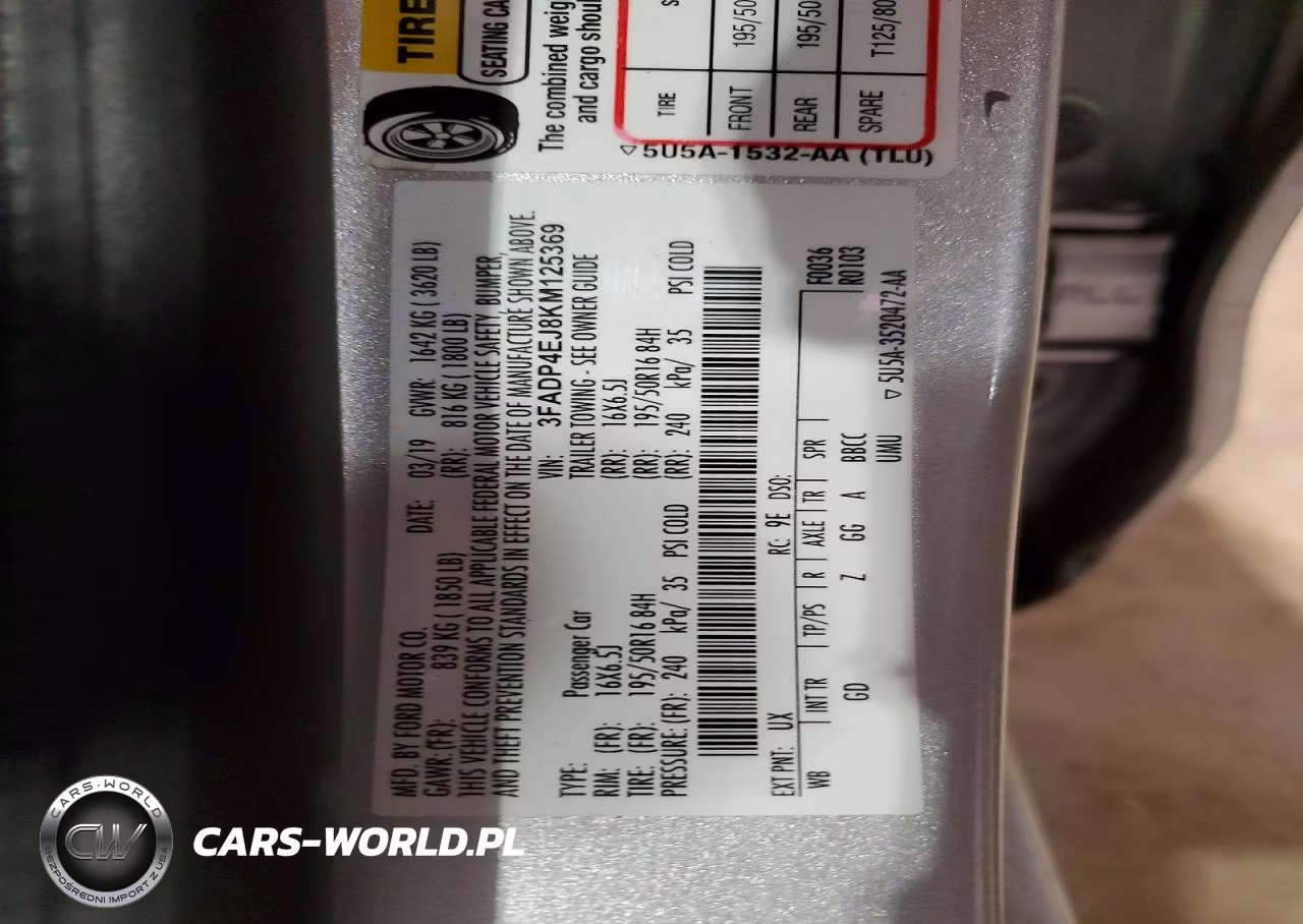 2019 Ford Fiesta Se VIN:3FADP4EJ8KM125369 - 12