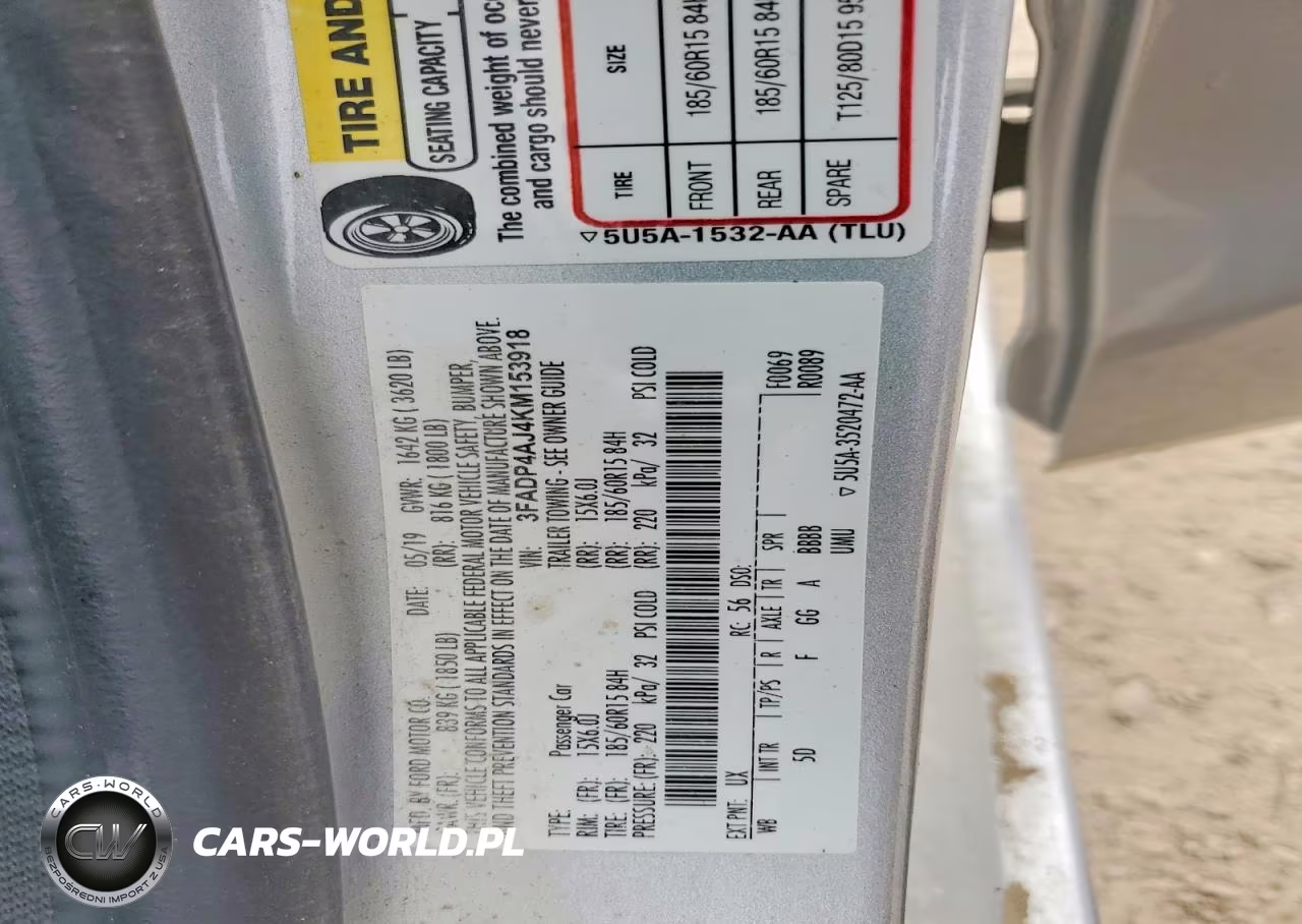 2019 Ford Fiesta S VIN:3FADP4AJ4KM153918 - 12