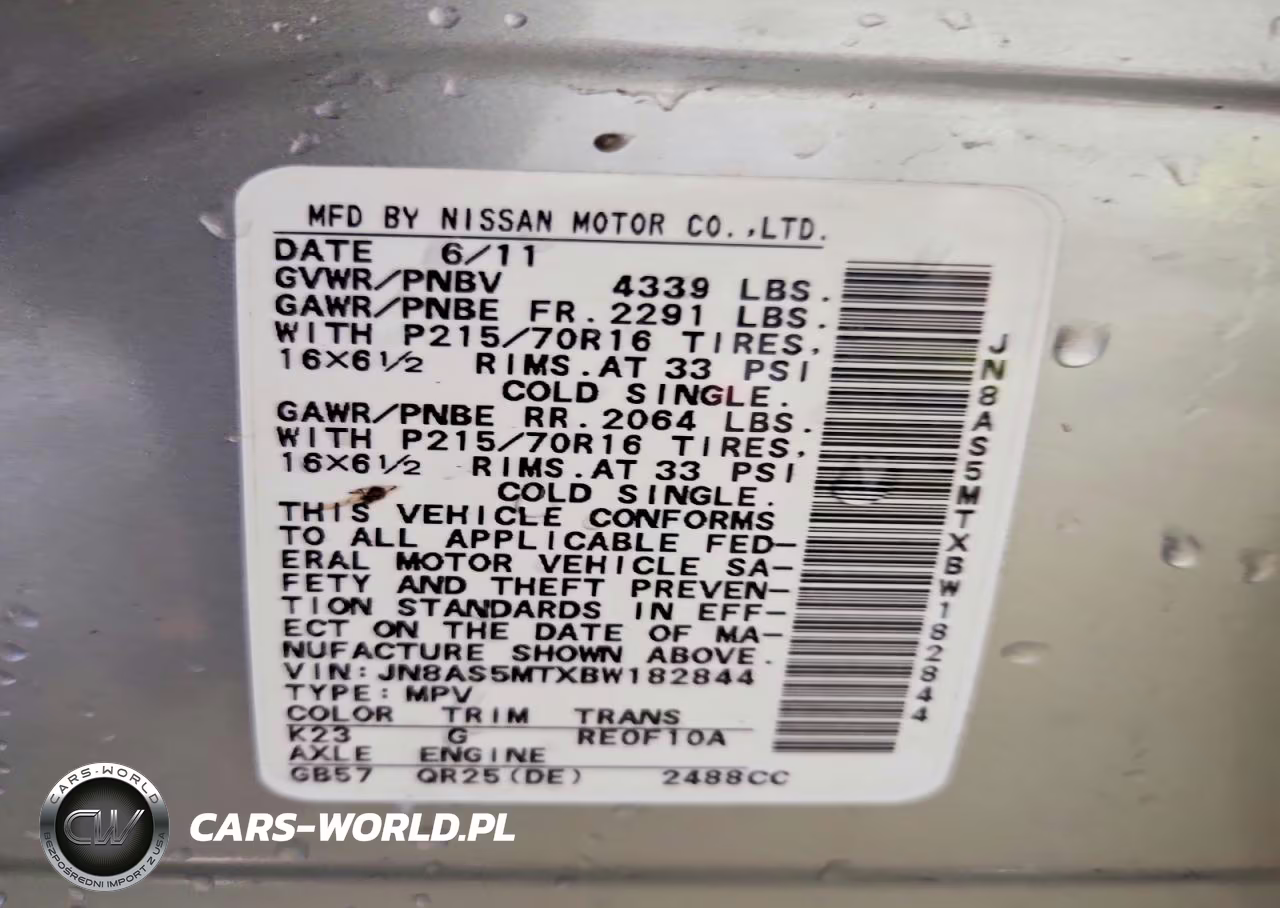 2011 Nissan Rogue S VIN:JN8AS5MTXBW182844 - 12