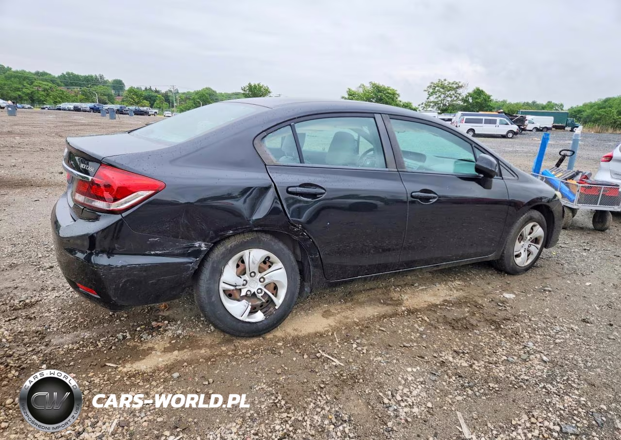 2013 Honda Civic Lx VIN:19XFB2F53DE042145 - 3