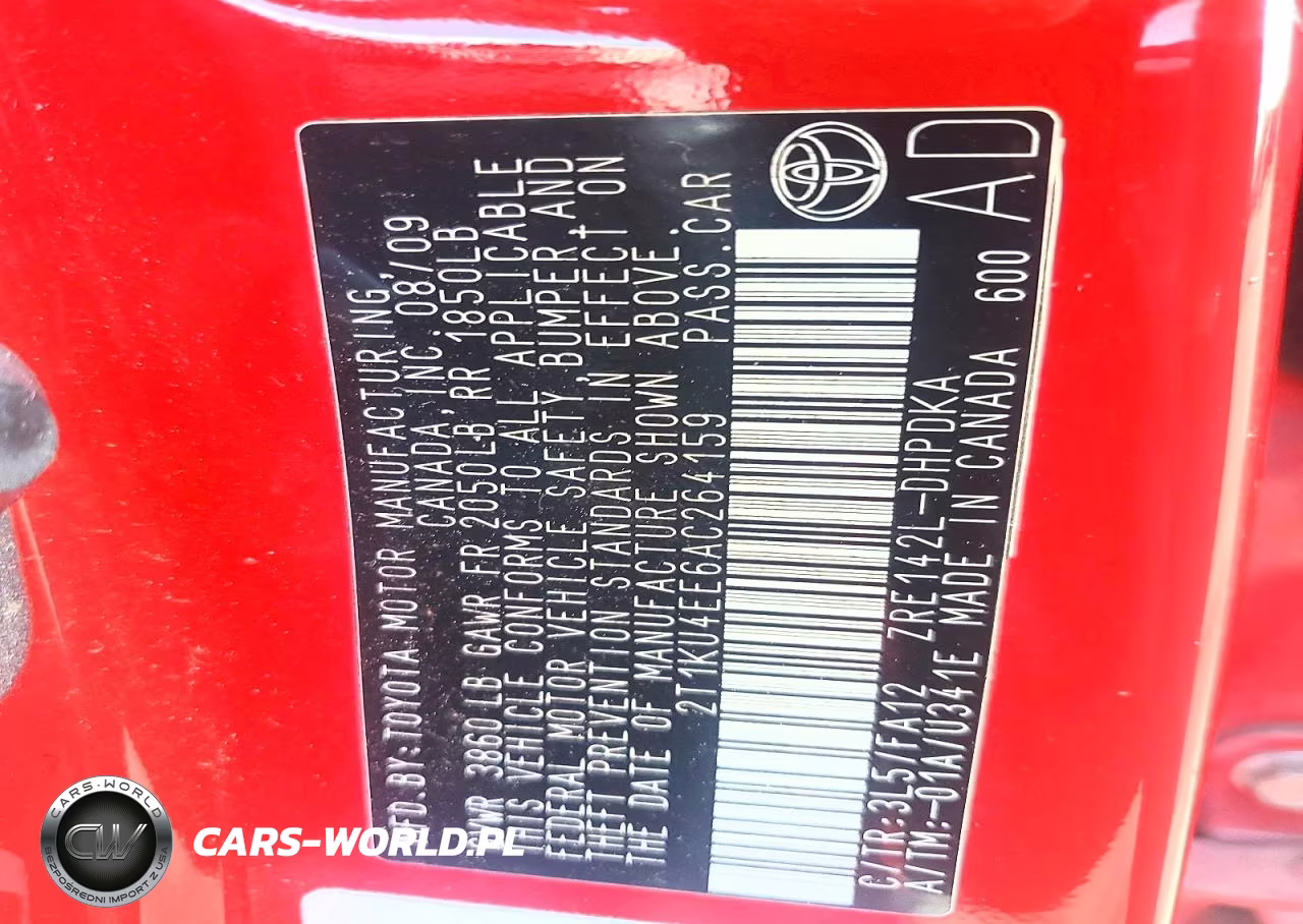 2010 Toyota Matrix Base VIN:2T1KU4EE6AC264159 - 12