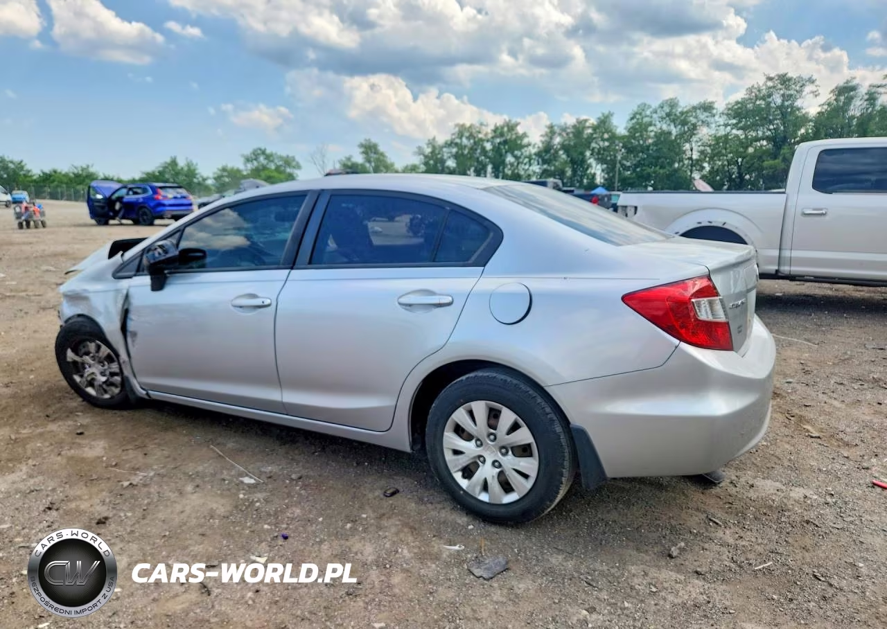 2012 Honda Civic Lx VIN:19XFB2F55CE364820 - 2