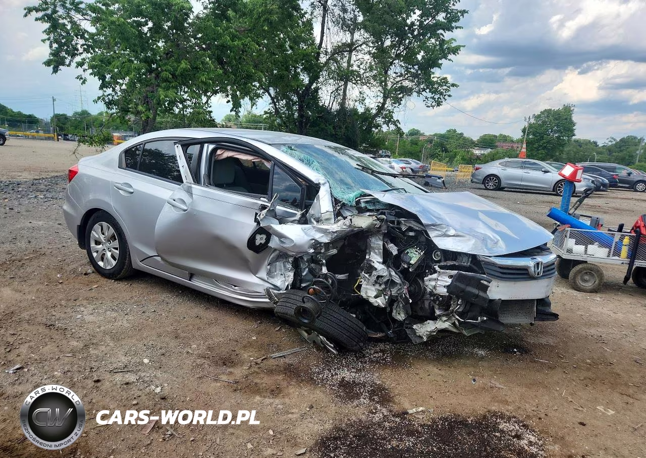 2012 Honda Civic Lx VIN:19XFB2F55CE364820 - 4