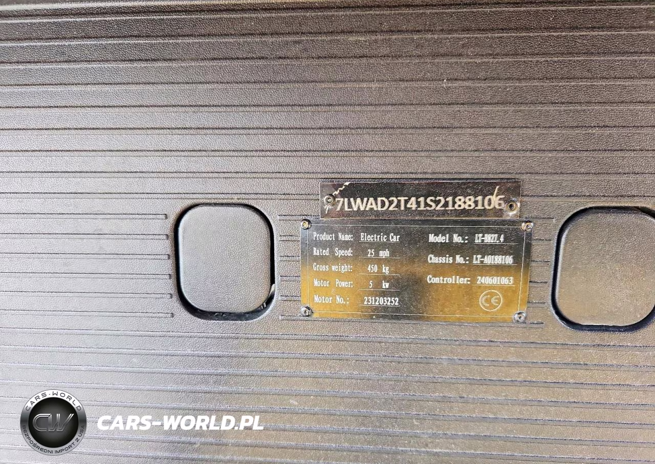 2025 Advanced Ev Lt-B827.4 Golf Cart VIN:7LWAD2T41S2188106 - 10