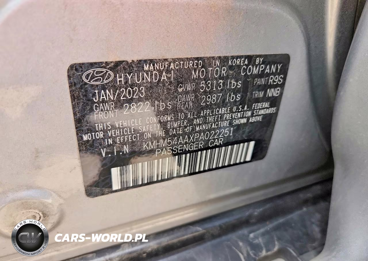 2023 Hyundai Ioniq 6 Limited VIN:KMHM54AAXPA022251 - 12