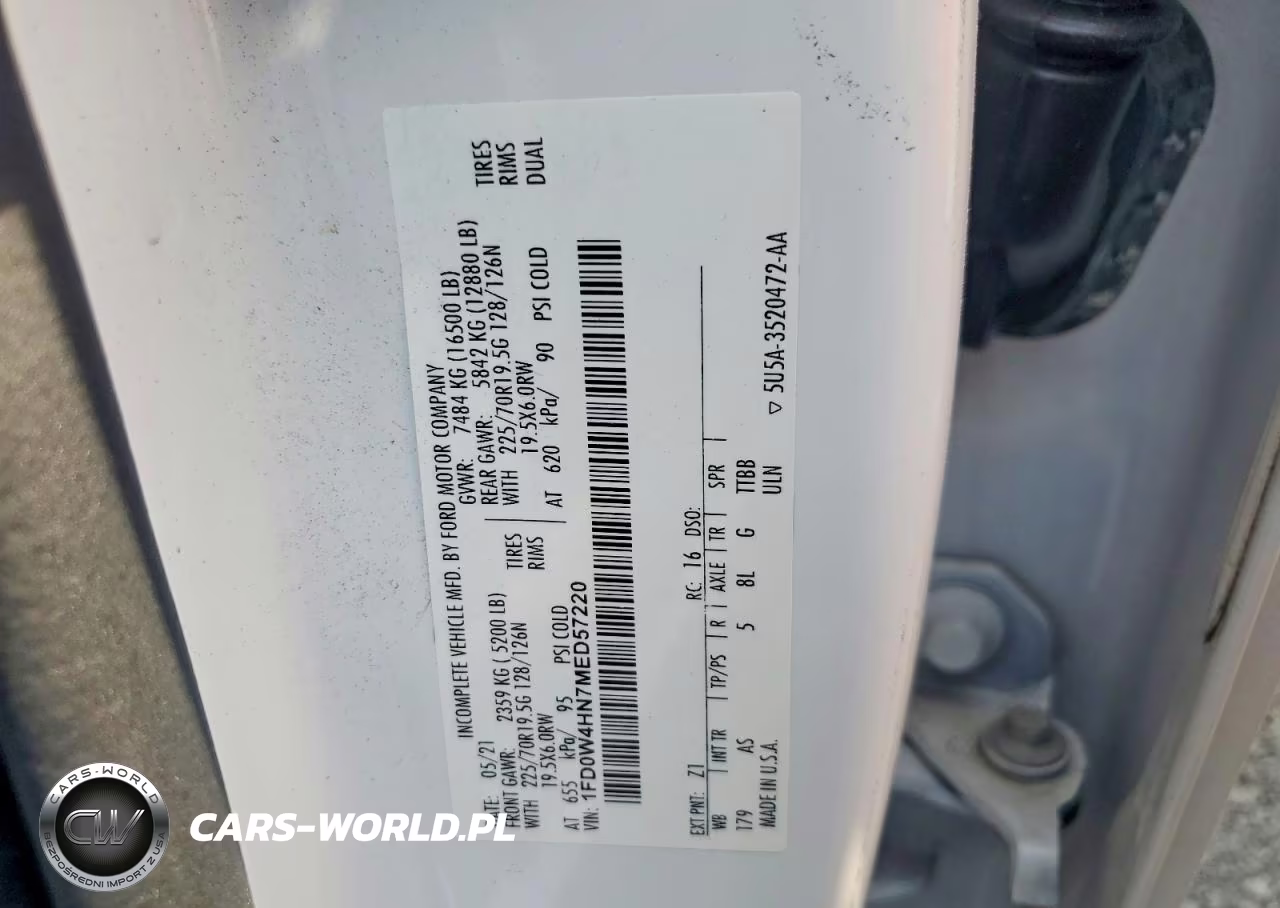 2021 Ford F450 Super Duty Utility - Service Truck VIN:1FD0W4HN7MED57220 - 12