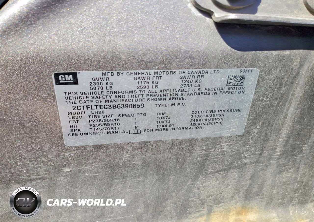 2011 GMC Terrain Sle VIN:2CTFLTEC3B6390659 - 13
