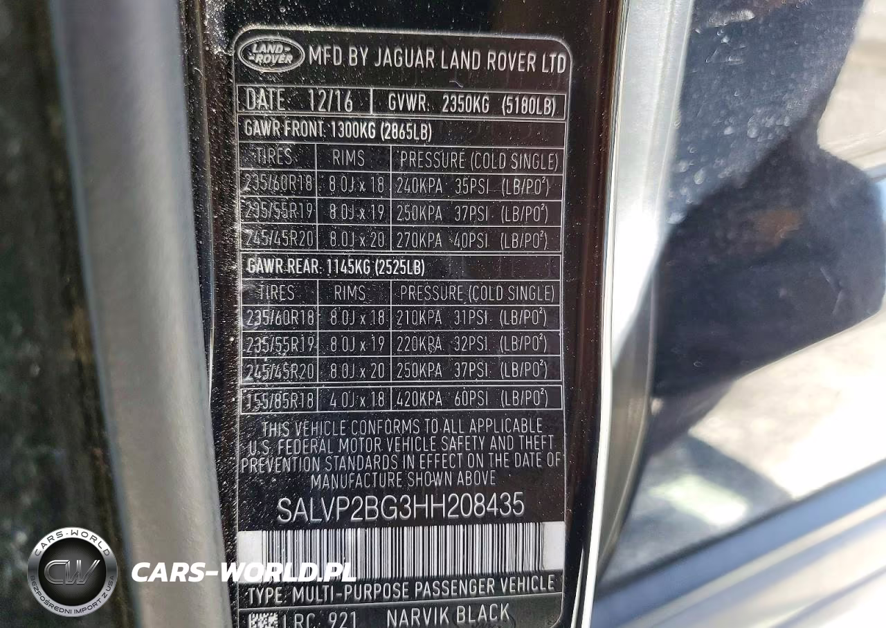 2017 Land Rover Range Rover Evoque Se VIN:SALVP2BG3HH208435 - 13