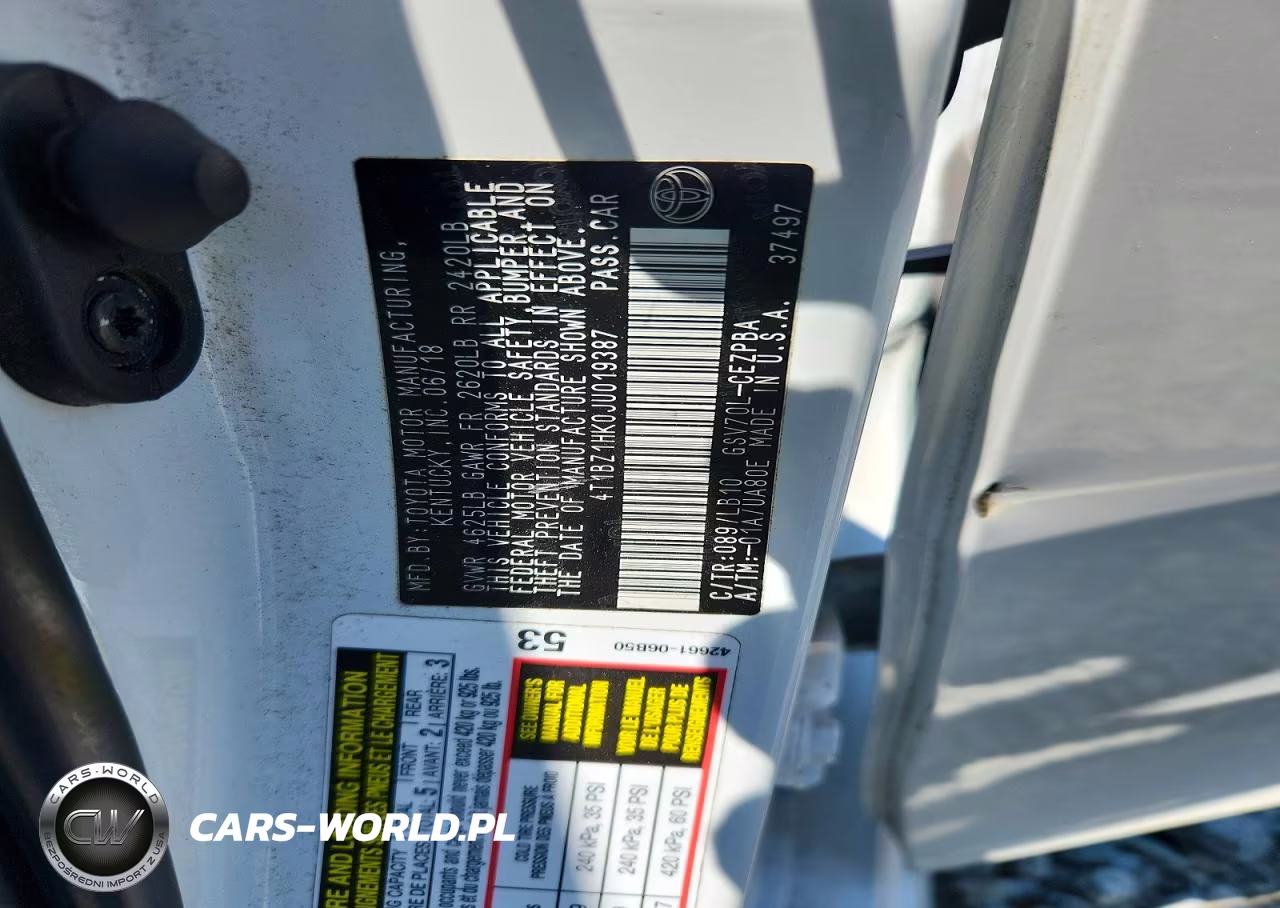 2018 Toyota Camry Xse V6 VIN:4T1BZ1HK0JU019387 - 12