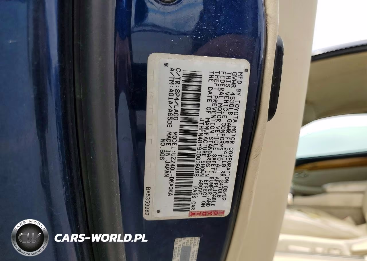 2003 Lexus Sc 430 VIN:JTHFN48Y930036088 - 13