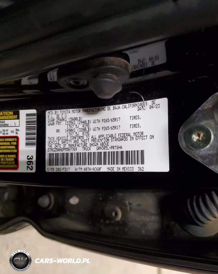 2023 Toyota Tacoma Trd Sport VIN:3TMCZ5AN2PM587769 - 13