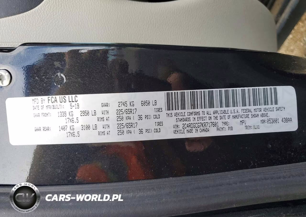 2019 Dodge Grand Caravan Sxt VIN:2C4RDGCG7KR717601 - 13