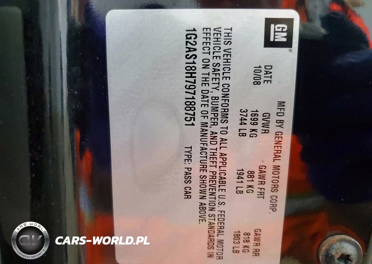 2009 Pontiac G5 VIN:1G2AS18H797188751 - 12