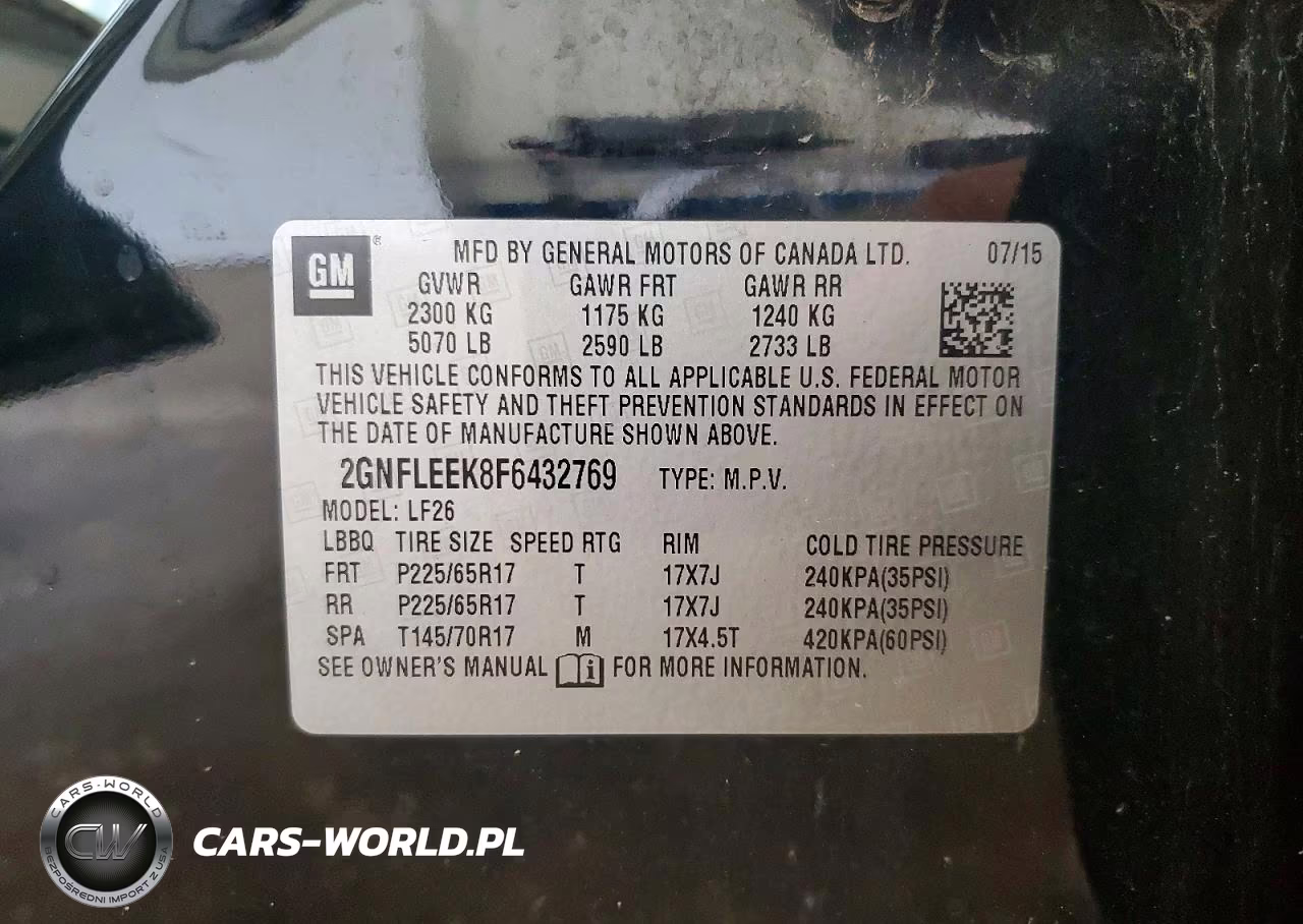 2015 Chevrolet Equinox Ls VIN:2GNFLEEK8F6432769 - 13