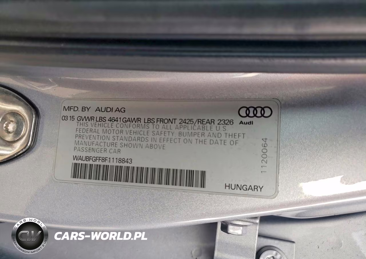 2015 Audi S3 Premium Plus VIN:WAUBFGFF8F1118843 - 12