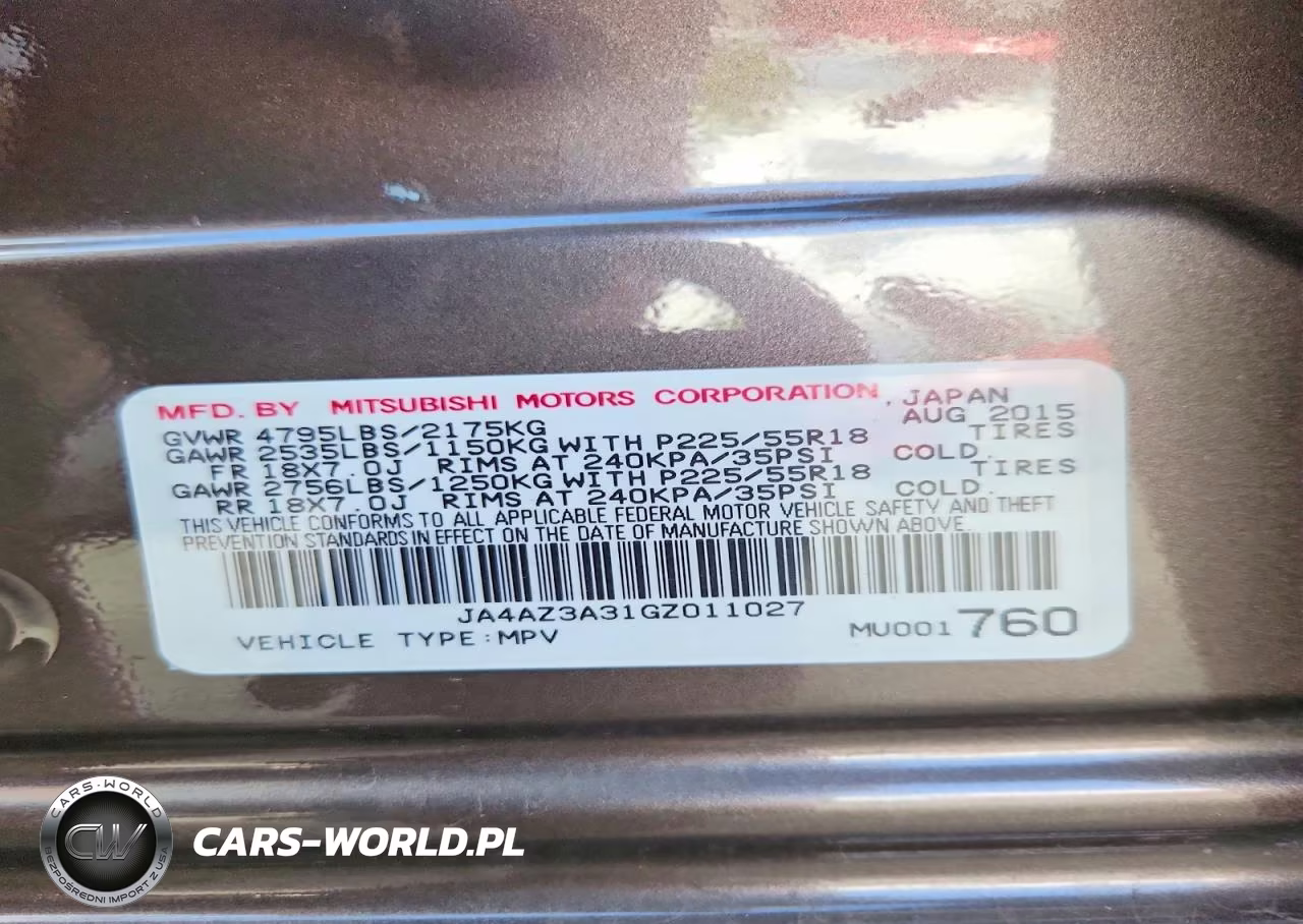 2016 Mitsubishi Outlander Se VIN:JA4AZ3A31GZ011027 - 14
