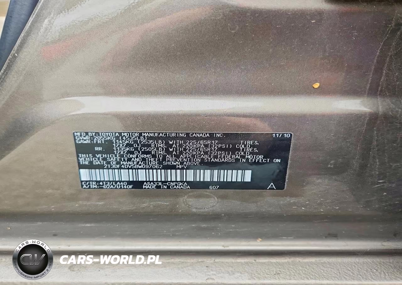 2011 Toyota Rav4 Limited VIN:2T3DF4DV5BW097062 - 13