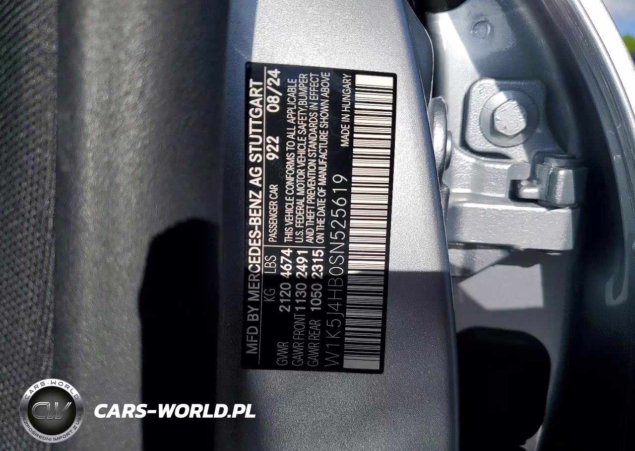 2025 MERCEDES-BENZ CLA 250 4M 4MATIC VIN:W1K5J4HB0SN525619 - 12
