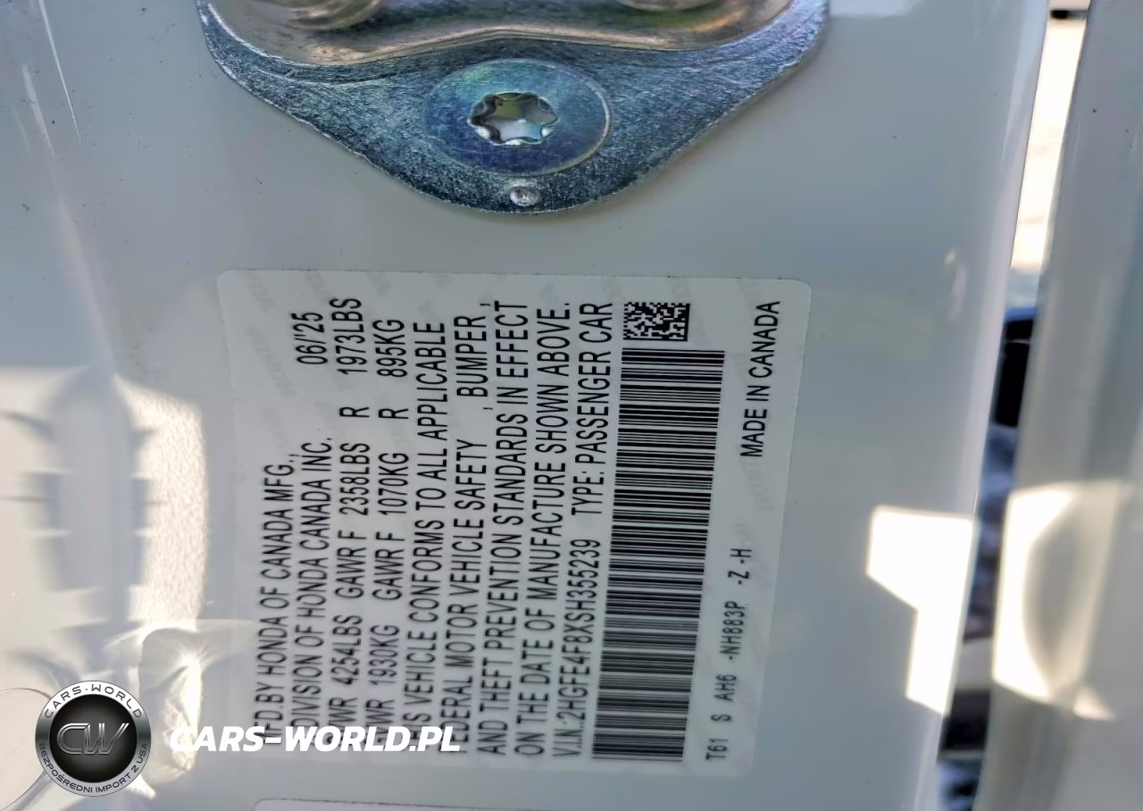 2025 Honda Civic Sport VIN:2HGFE4F8XSH355239 - 12