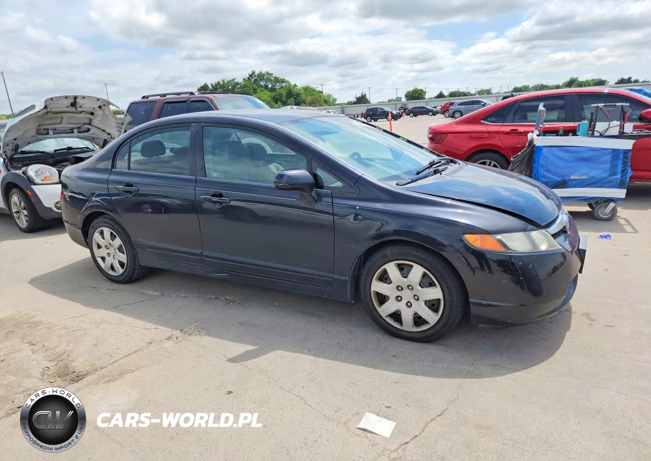 2008 Honda Civic Lx VIN:1HGFA16508L097342 - 4