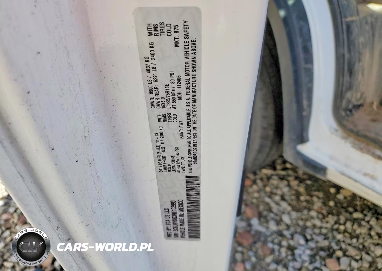 2024 Ram Promaster 2500 Delivery Van VIN:3C6LRVDG3RE102993 - 13