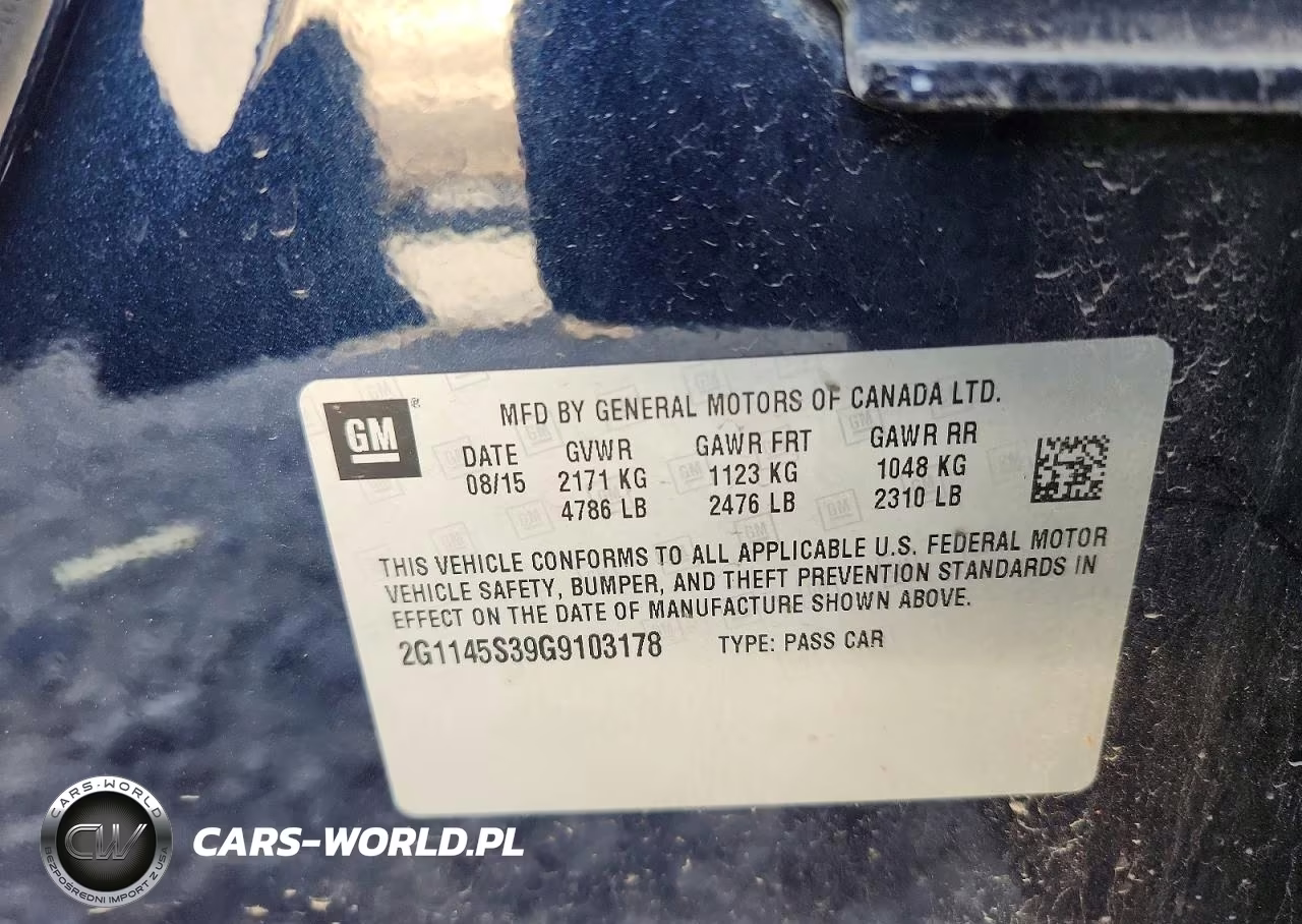 2016 Chevrolet Impala Ltz VIN:2G1145S39G9103178 - 12