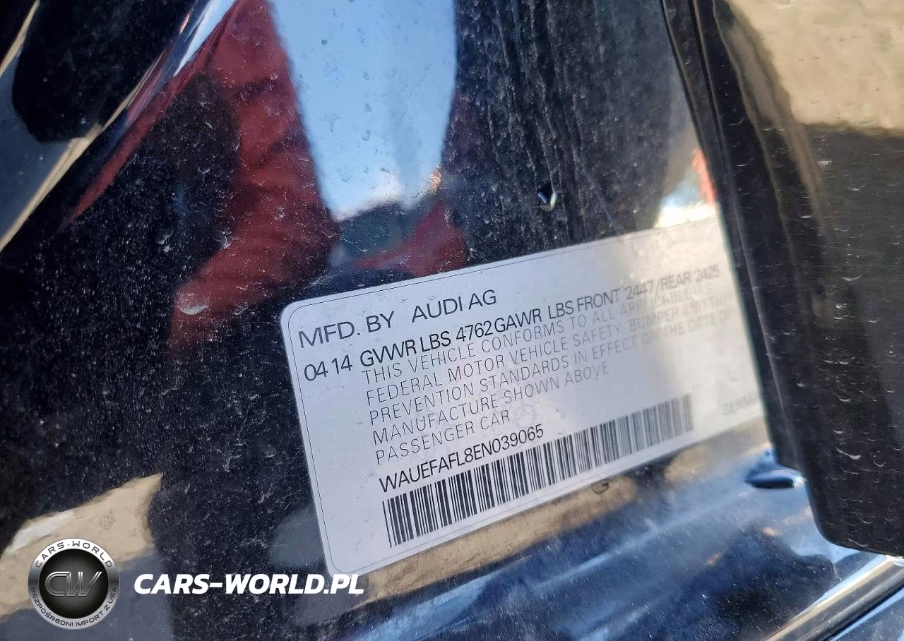 2014 Audi A4 Premium Plus VIN:WAUEFAFL8EN039065 - 12