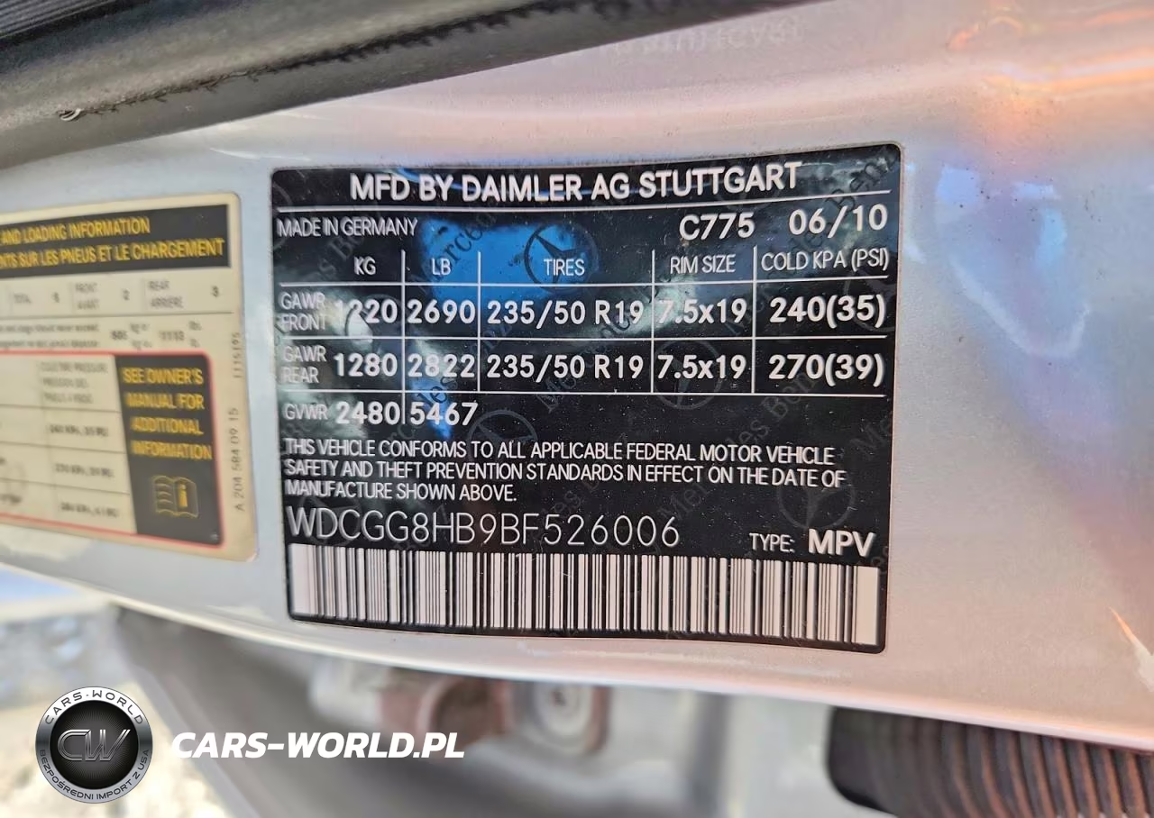 2011 Mercedes-Benz Glk 350 4Matic VIN:WDCGG8HB9BF526006 - 13