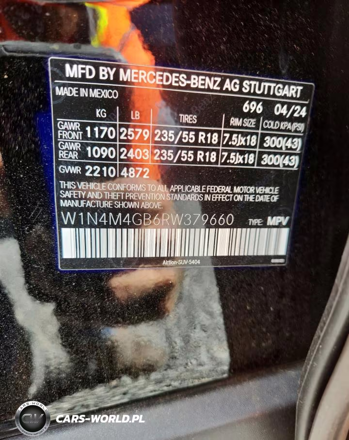 2024 Mercedes-Benz Glb 250 VIN:W1N4M4GB6RW379660 - 12