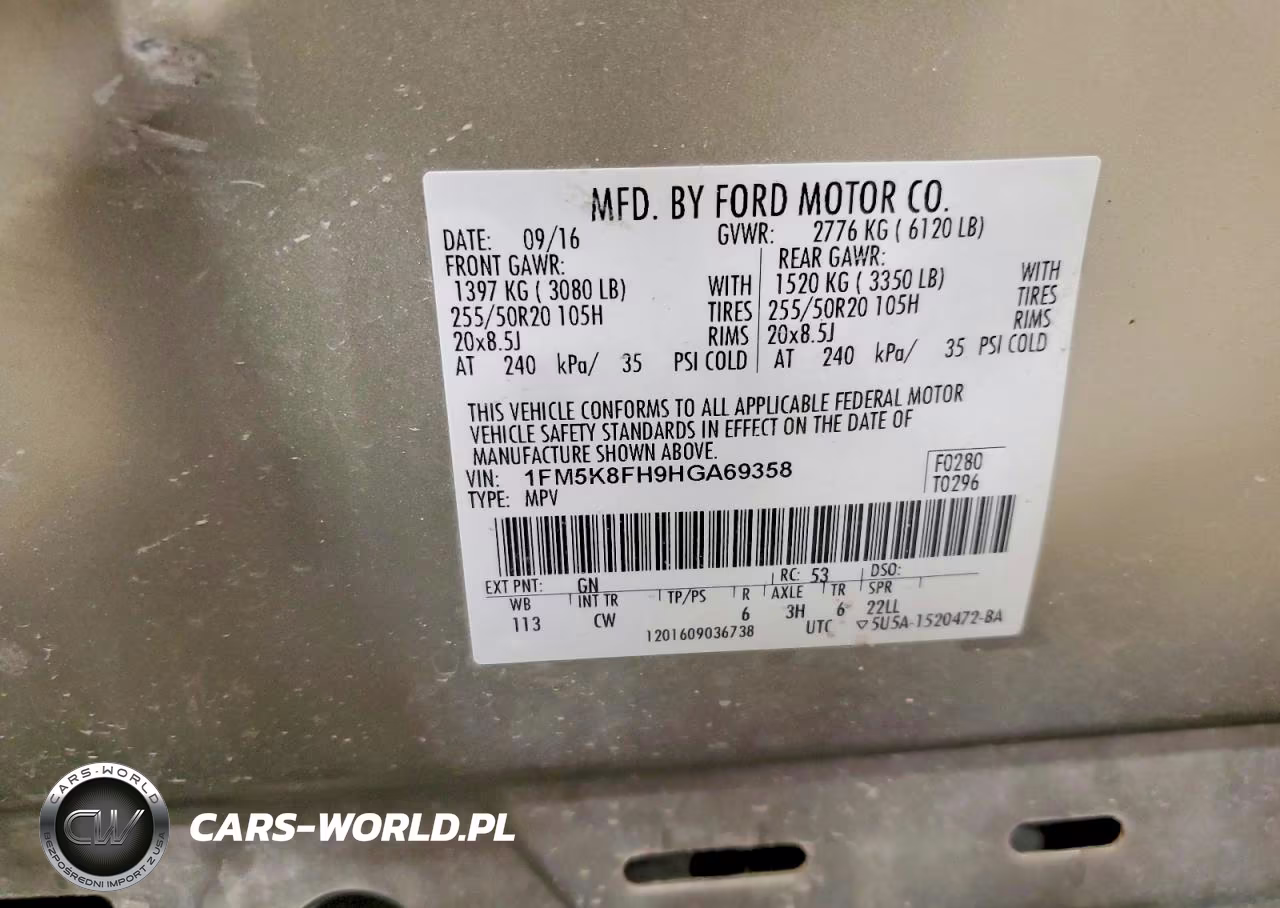 2017 Ford Explorer Limited VIN:1FM5K8FH9HGA69358 - 14