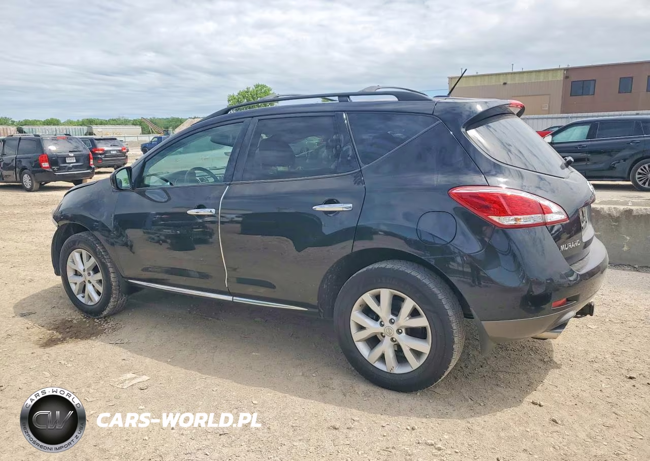 2014 Nissan Murano Sl VIN:JN8AZ1MW4EW529717 - 2