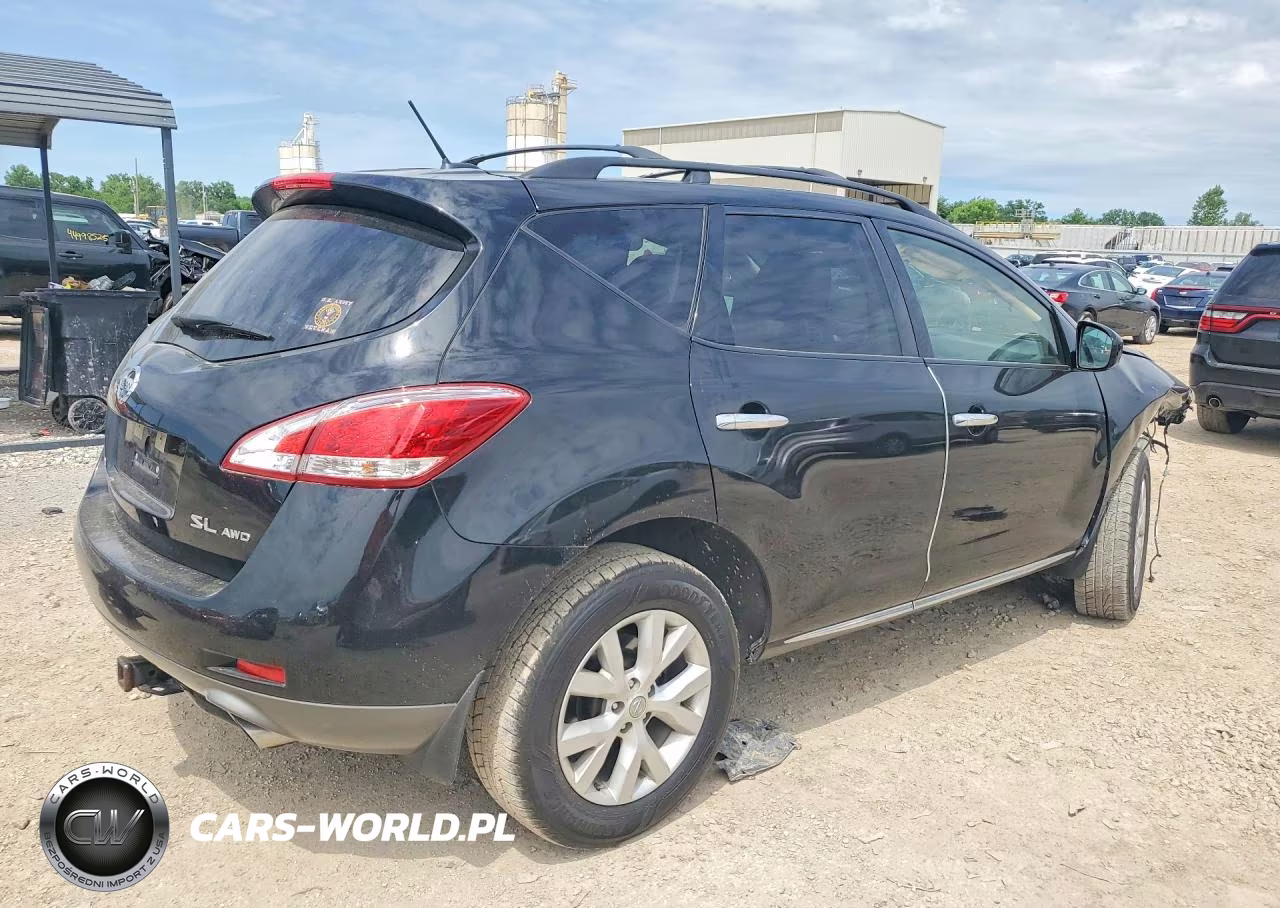 2014 Nissan Murano Sl VIN:JN8AZ1MW4EW529717 - 3