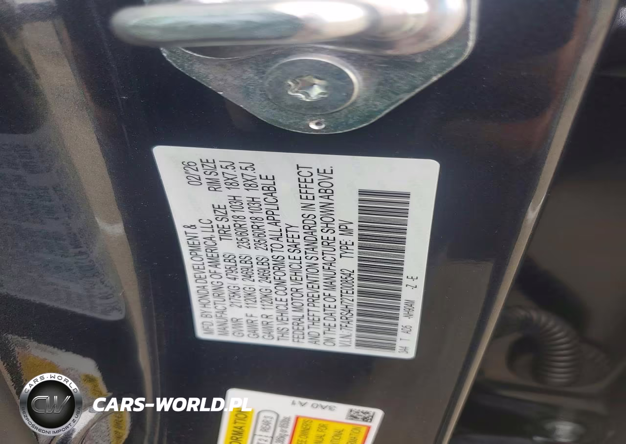 2026 Honda Cr-V Exl VIN:7FARS4H72TE008542 - 13