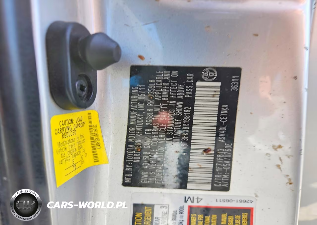 2011 Toyota Camry Le VIN:4T4BF3EKXBR198182 - 12