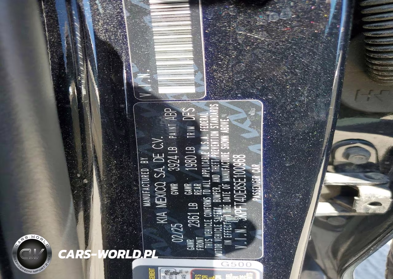 2025 Kia K4 Lxs VIN:3KPFT4DE8SE100968 - 12