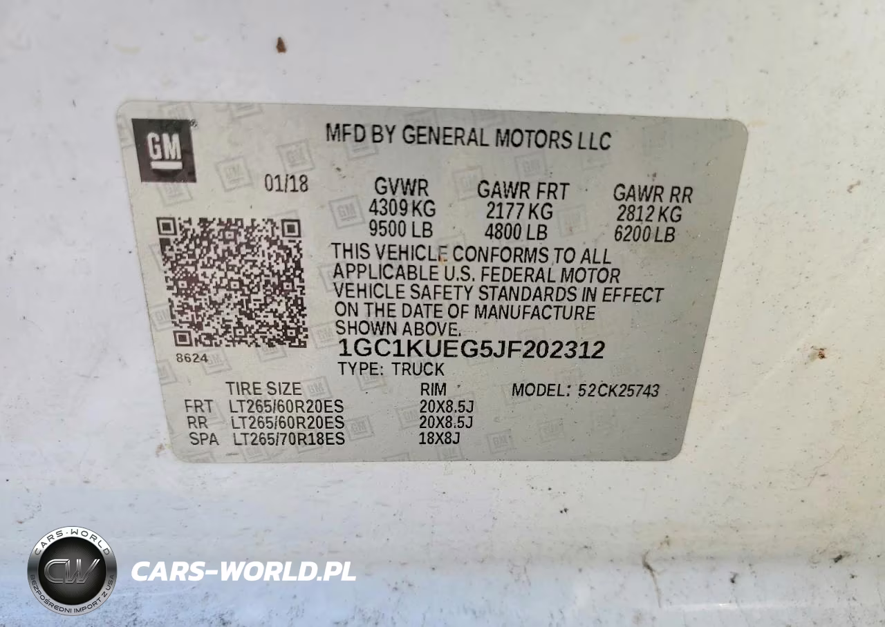 2018 Chevrolet Silverado K2500 Heavy Duty VIN:1GC1KUEG5JF202312 - 12
