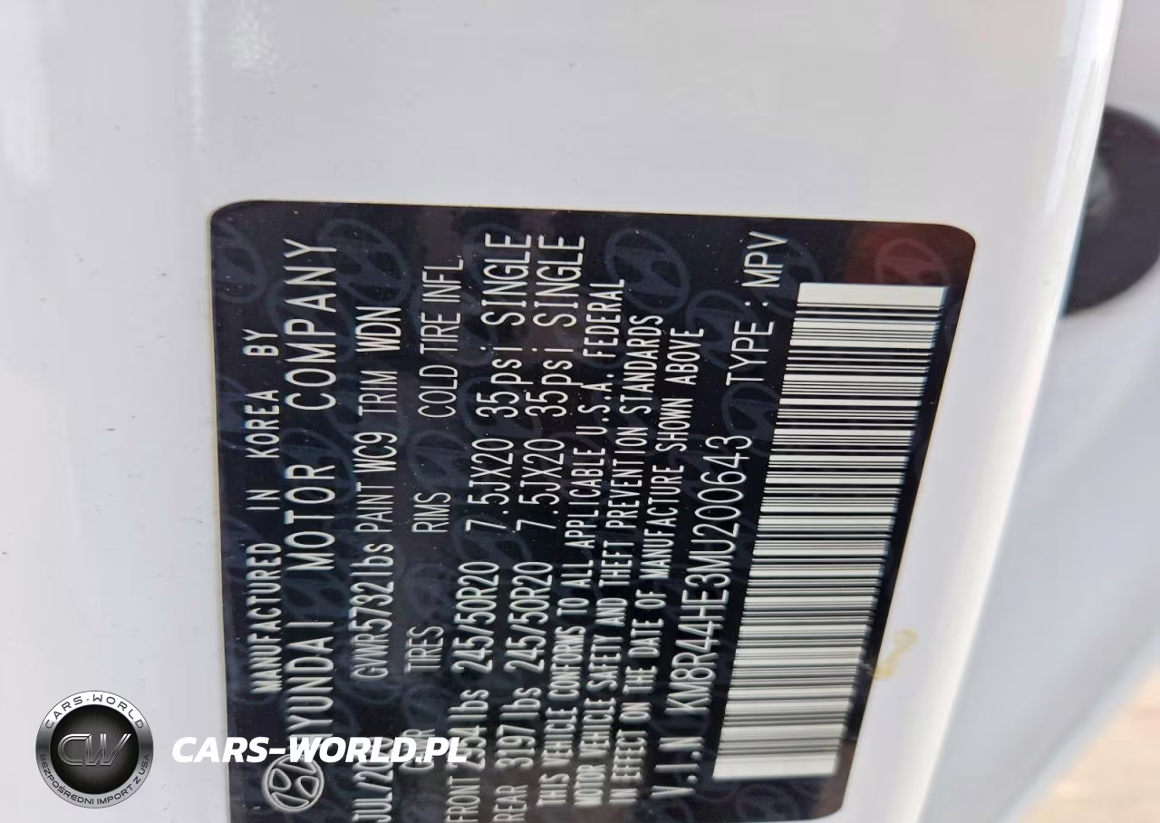 2021 Hyundai Palisade Sel VIN:KM8R44HE3MU200643 - 13