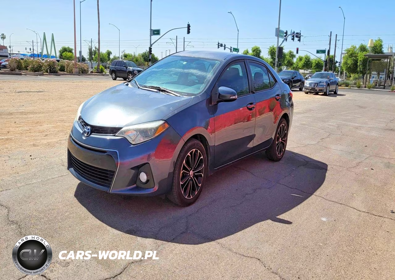 2015 Toyota Corolla S Plus VIN:5YFBURHE6FP316535 - 2