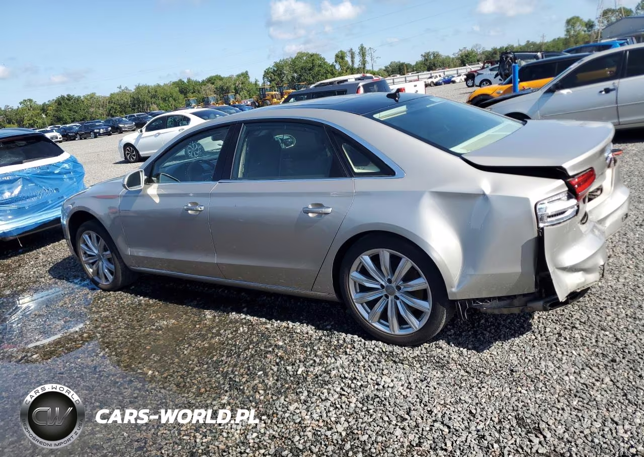 2016 Audi A8 L Quattro VIN:WAU34AFD2GN011870 - 2
