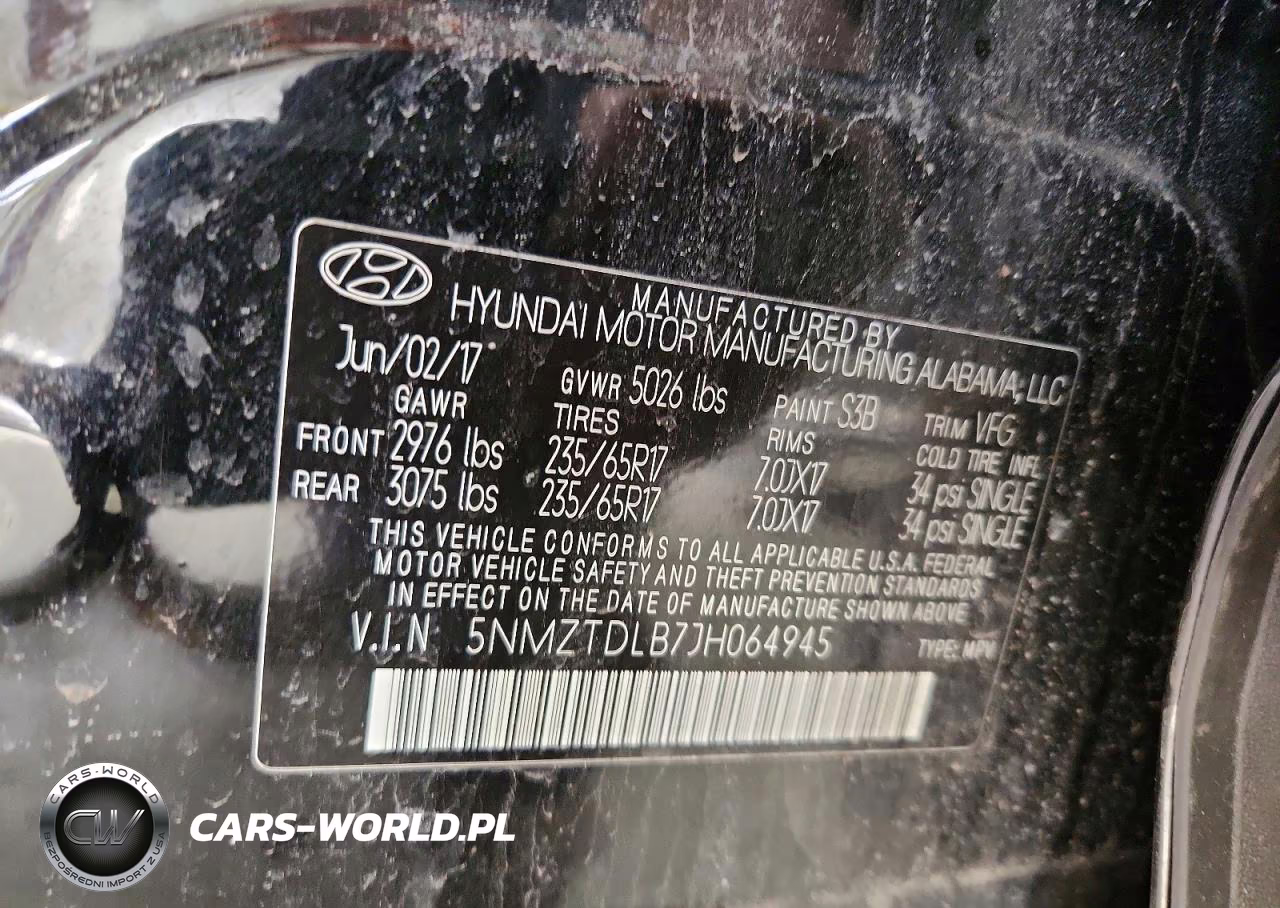 2018 Hyundai Santa Fe Sport 2.4L VIN:5NMZTDLB7JH064945 - 12