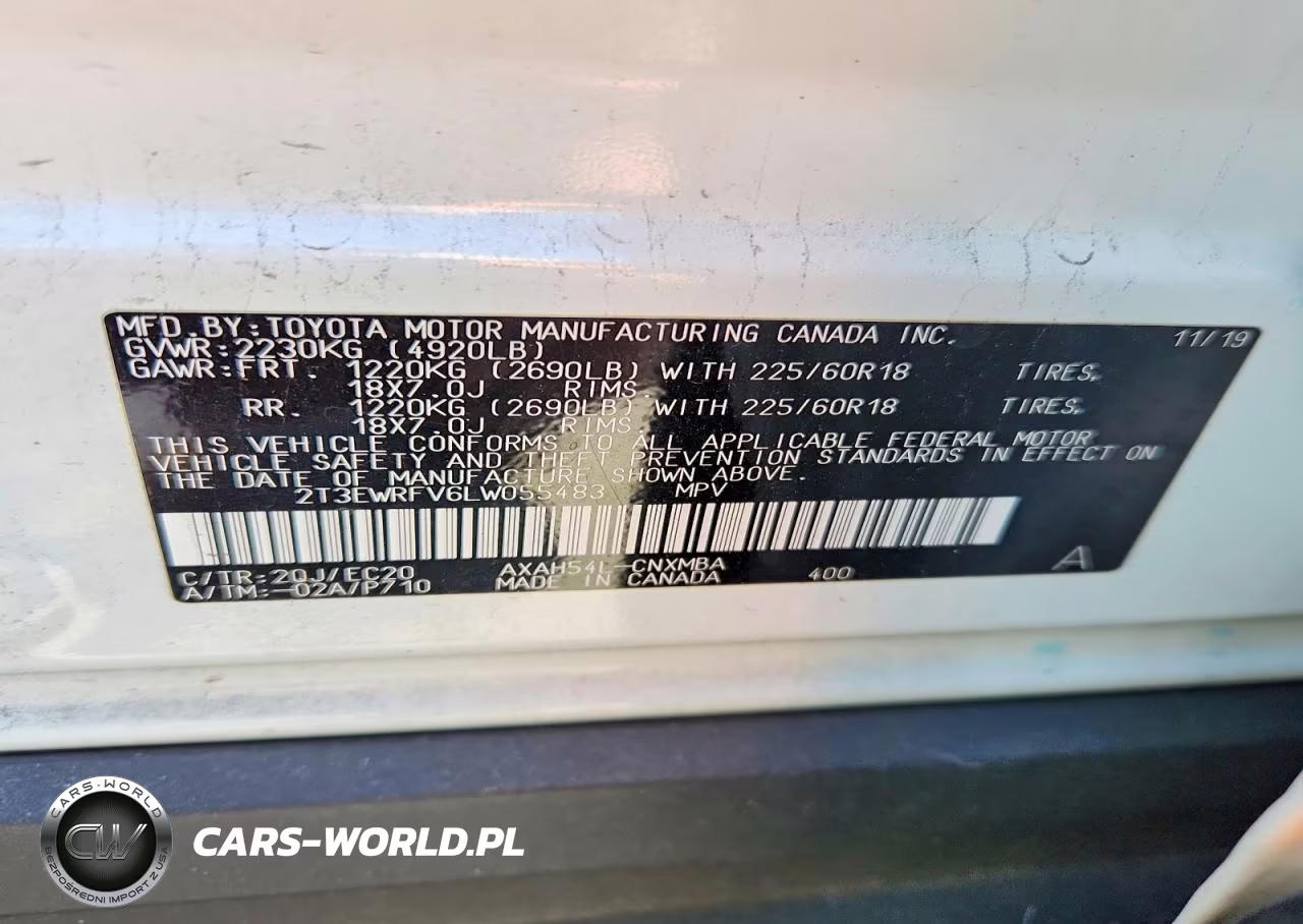 2020 Toyota Rav4 Xse VIN:2T3EWRFV6LW055483 - 13