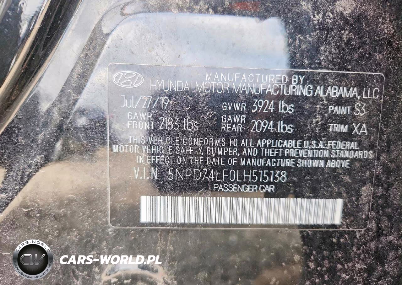 2020 Hyundai Elantra Se VIN:5NPD74LF0LH515138 - 12