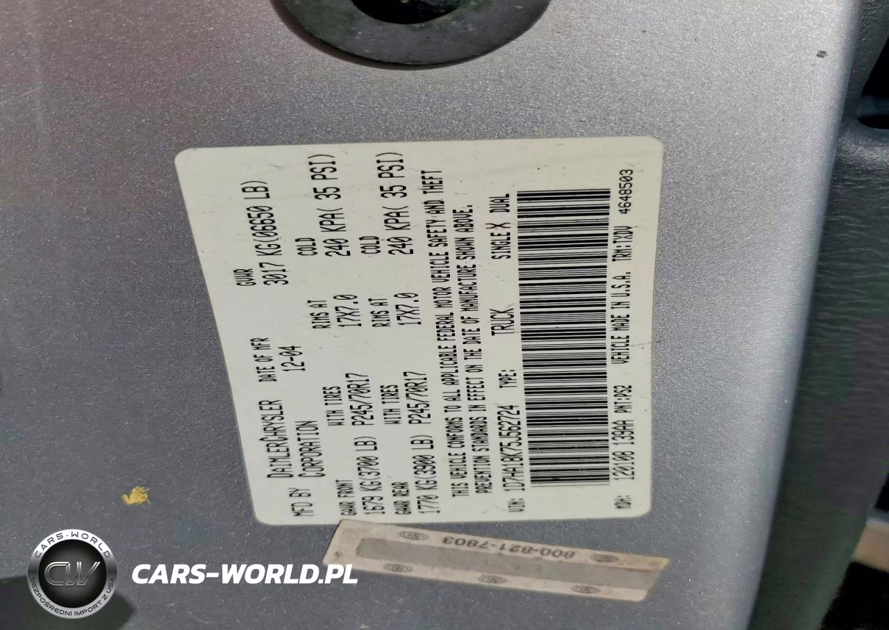 2005 Dodge Ram 1500 St VIN:1D7HA18K75J562724 - 12