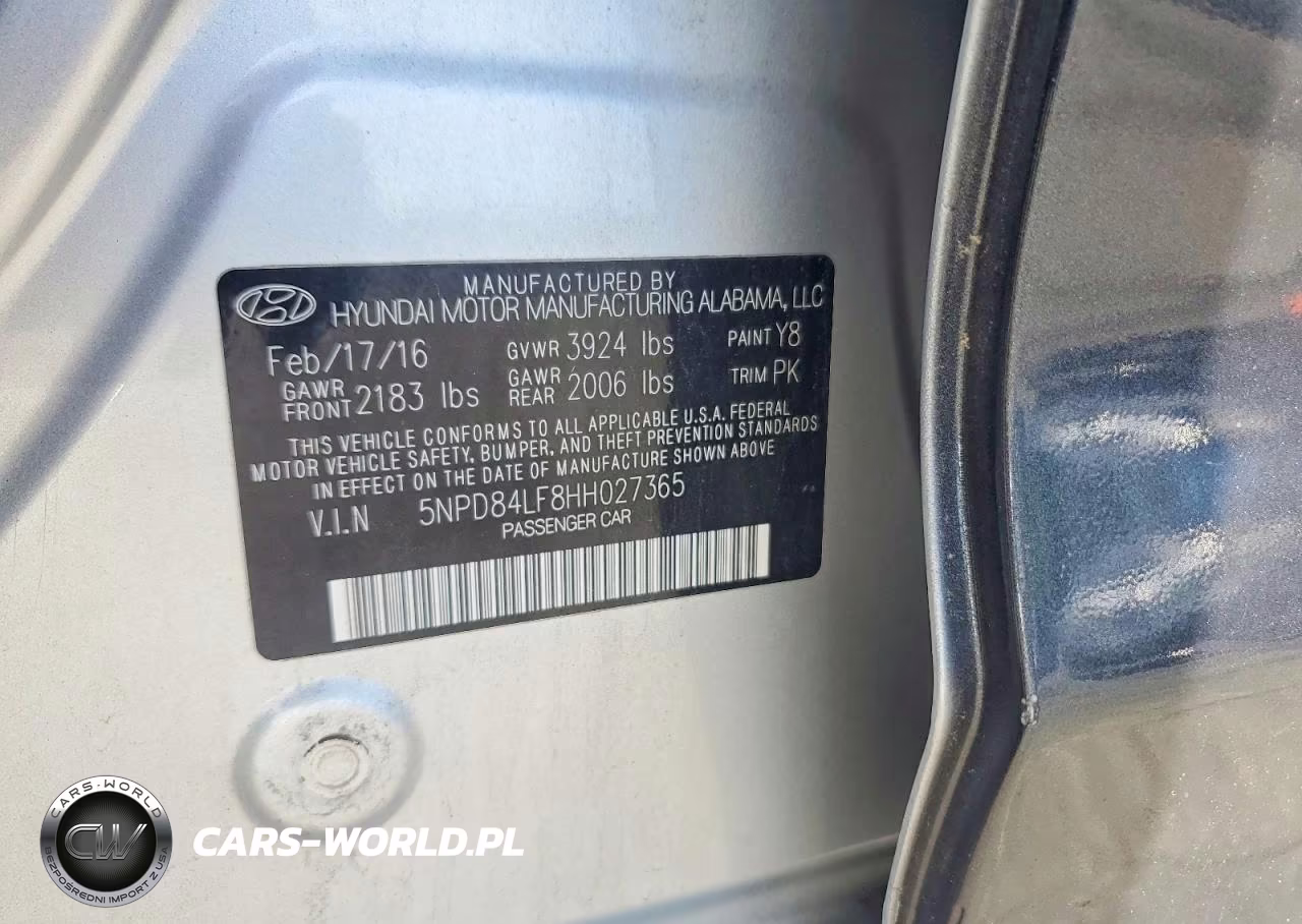 2017 Hyundai Elantra Se VIN:5NPD84LF8HH027365 - 12