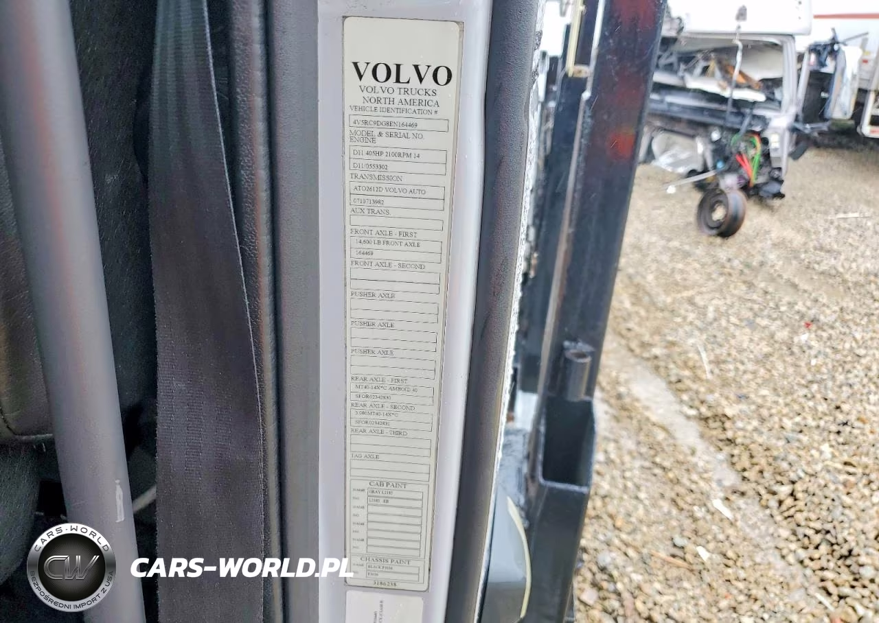 2014 Volvo Vah Car Hauler Truck VIN:4V5RC9DG8EN164469 - 10