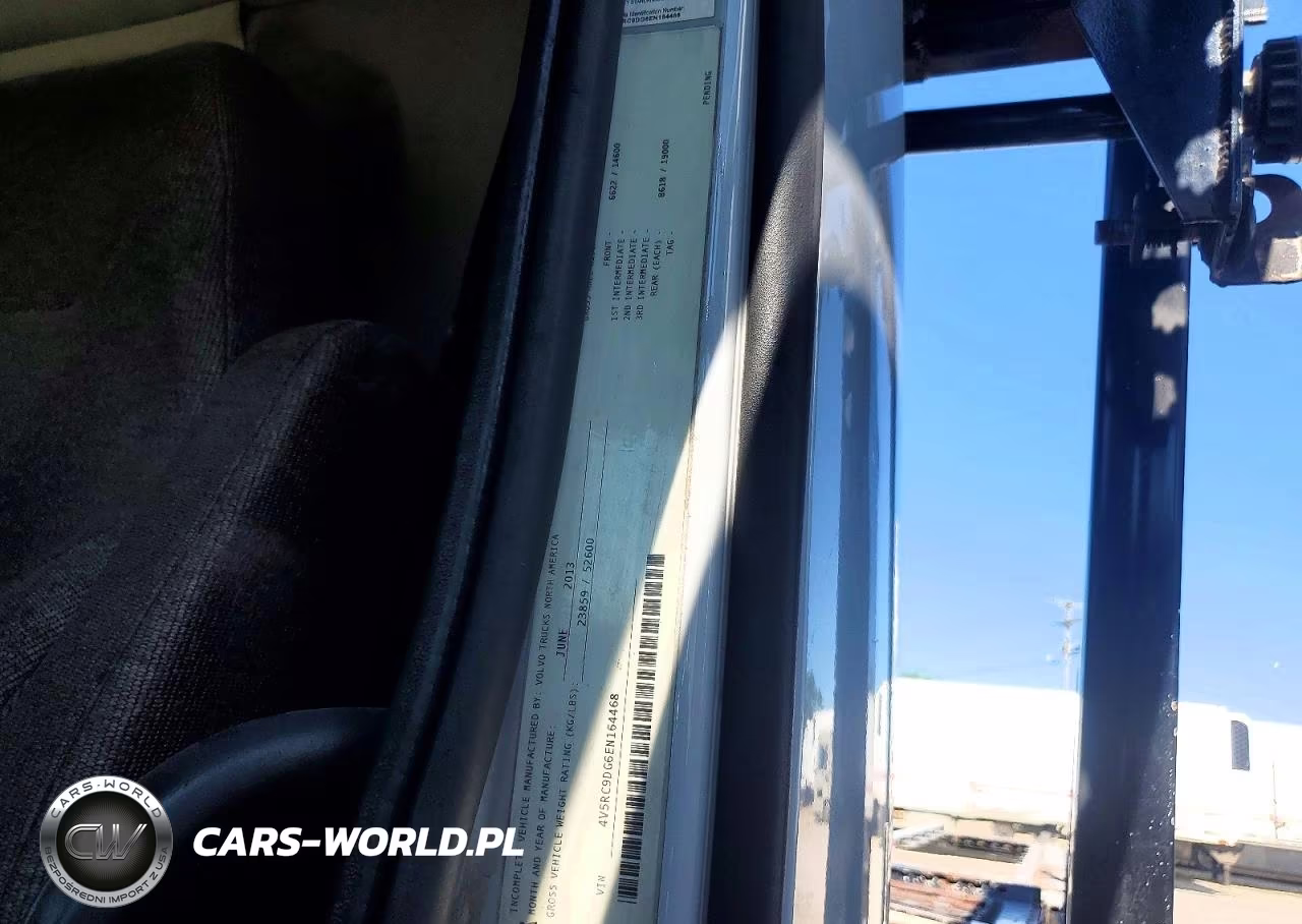 2014 Volvo Vah VIN:4V5RC9DG6EN164468 - 10
