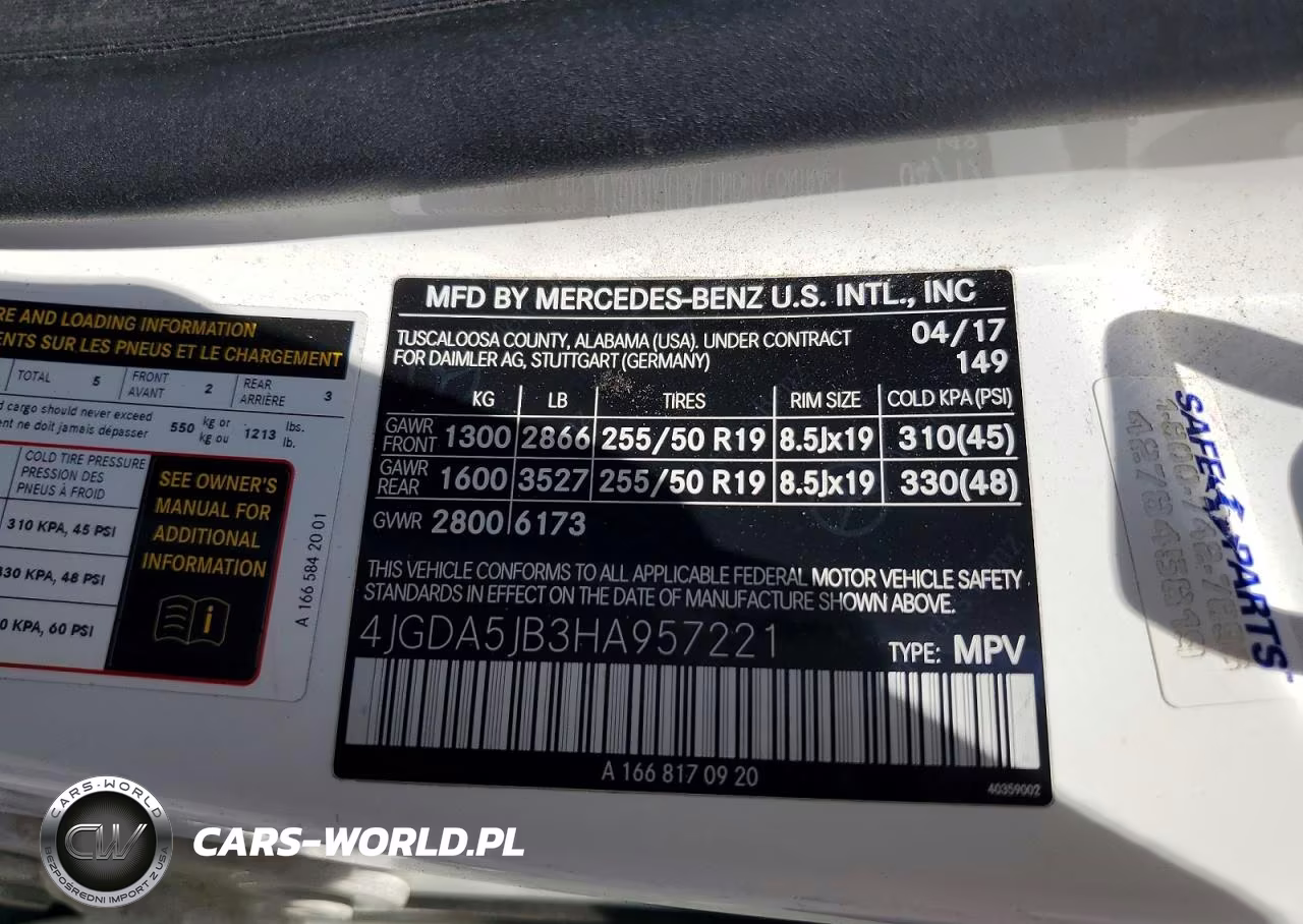 2017 Mercedes-Benz Gle 350 VIN:4JGDA5JB3HA957221 - 13