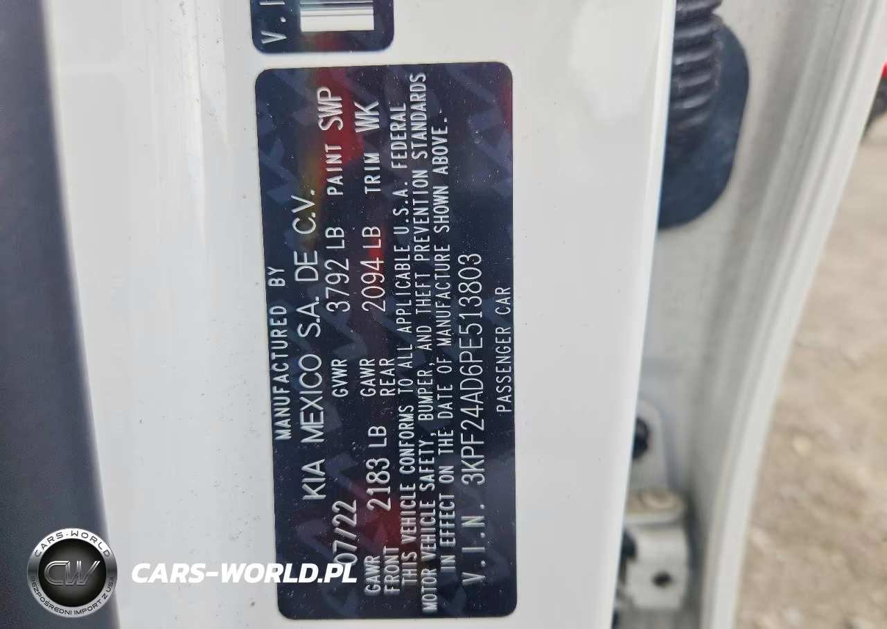 2023 Kia Forte Lxs VIN:3KPF24AD6PE513803 - 12
