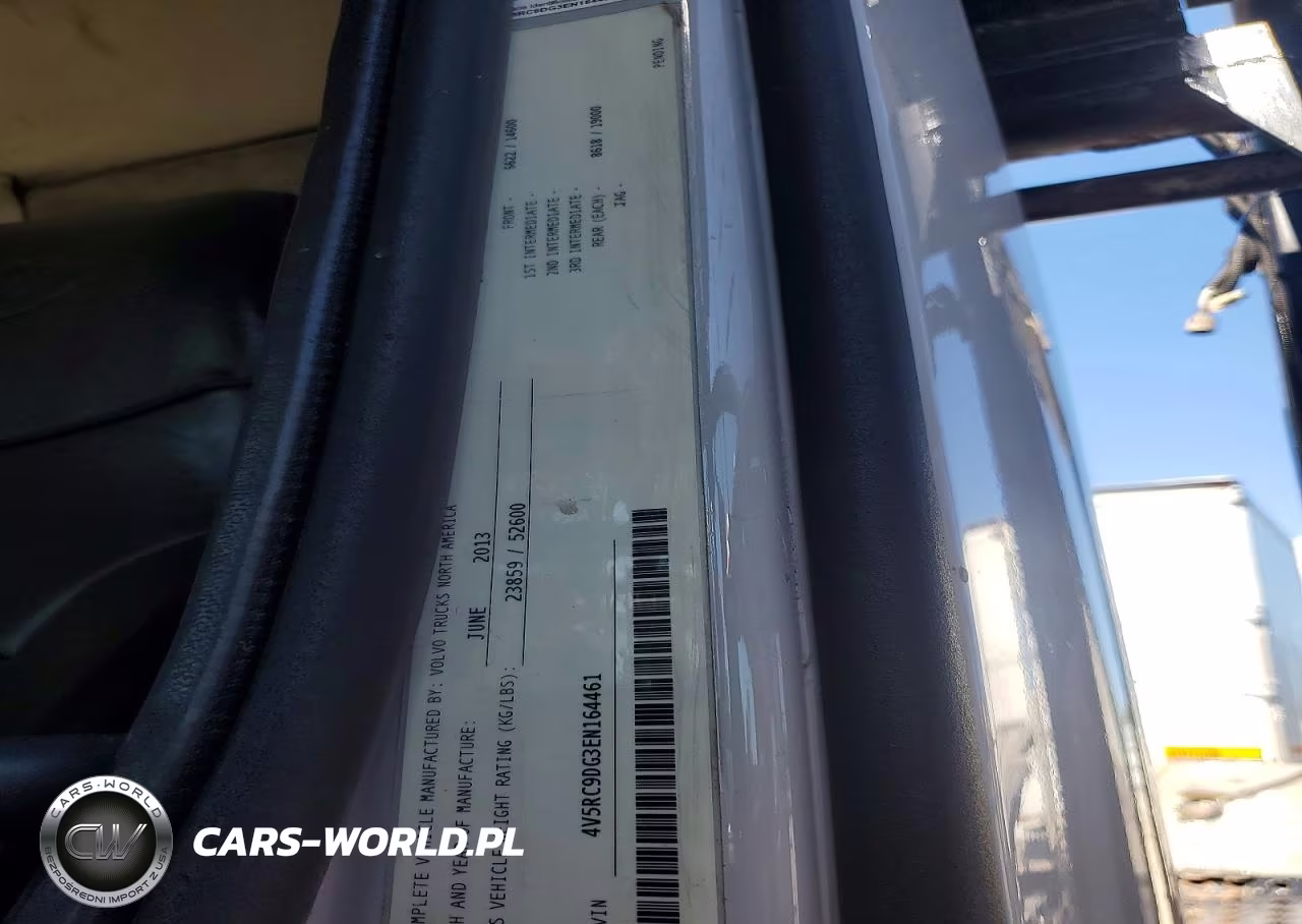 2014 Volvo Vah VIN:4V5RC9DG3EN164461 - 10