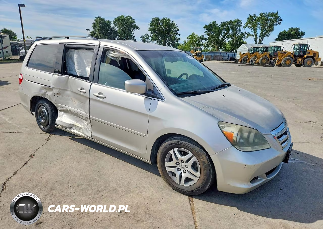 2007 Honda Odyssey Ex VIN:5FNRL38407B419565 - 4